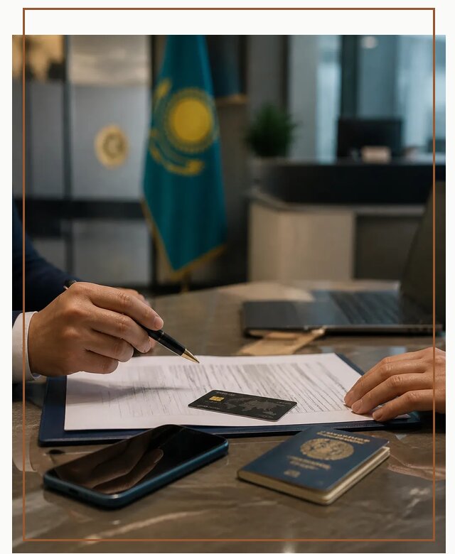 Открытие счета и банковской карты в Казахстане в Куйбышеве